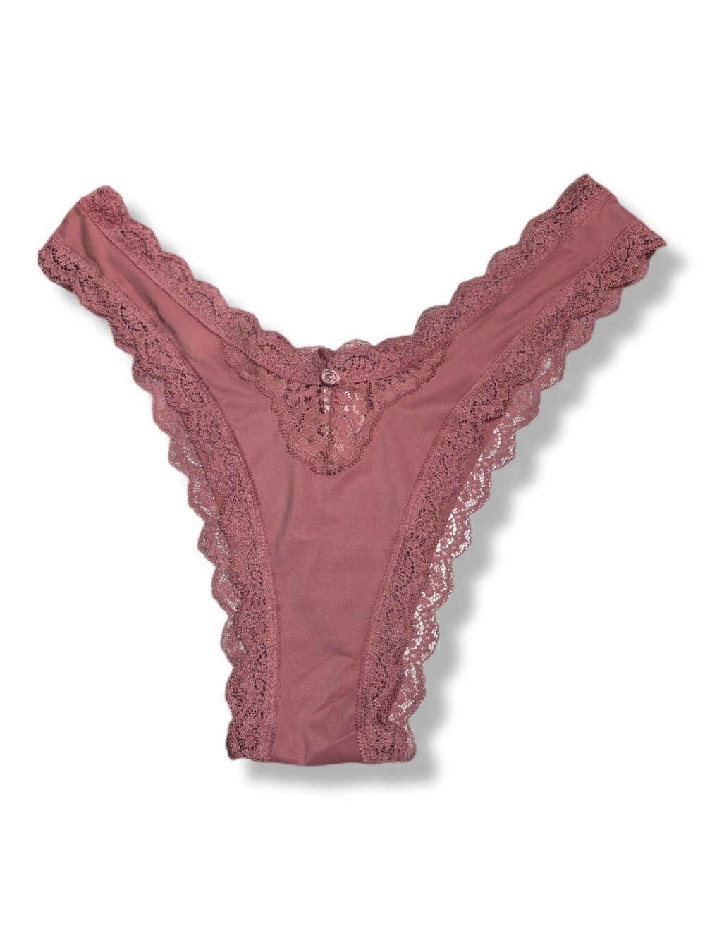 Victoria's Secret Lace Bikini Panty in Dusty Mauve